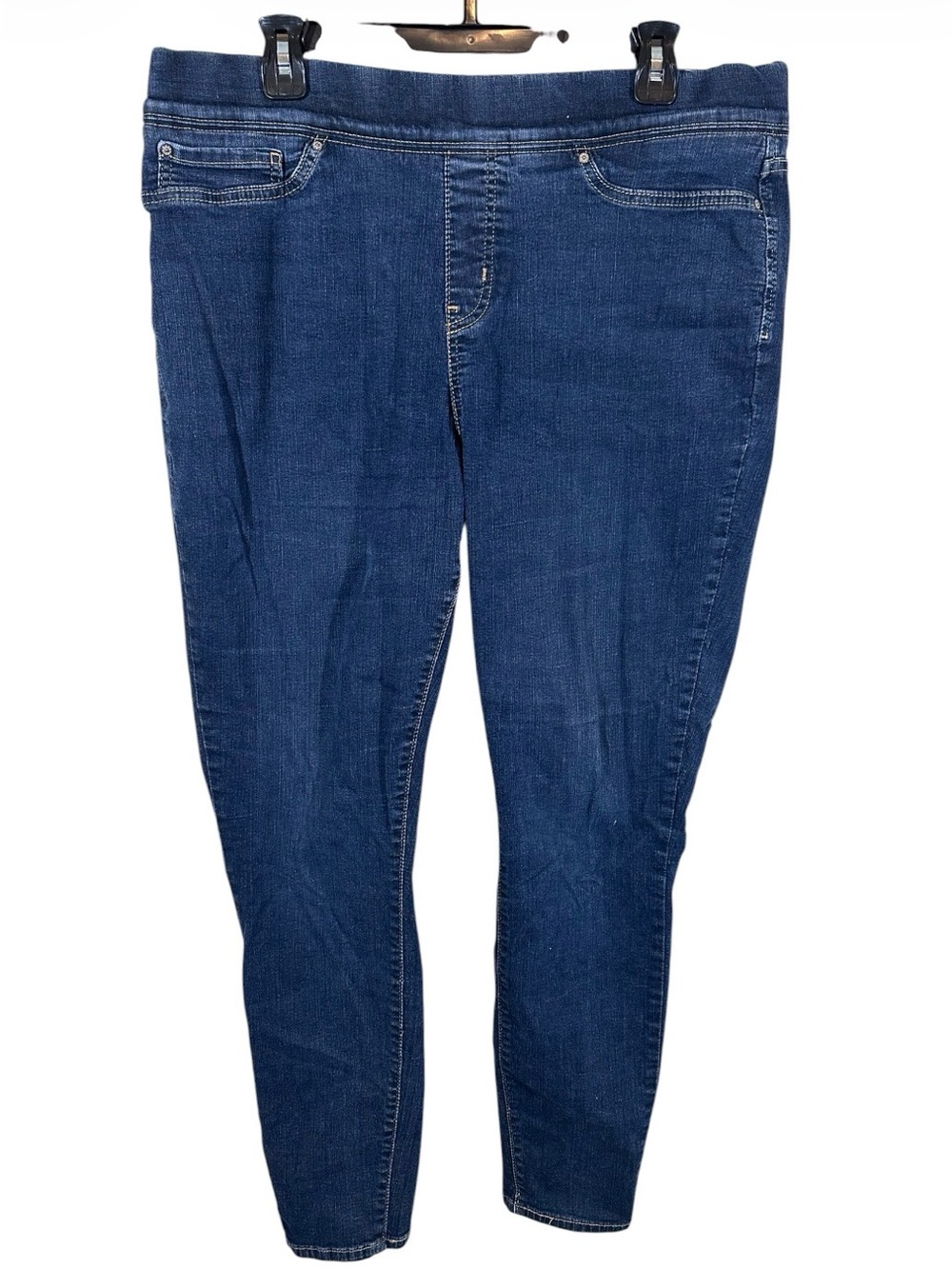 Levi Strauss Signature Gold Pull on Skinny Totally Shaping Jeans womens 18L
